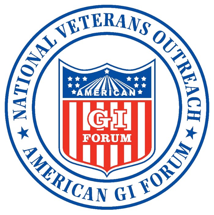 In this example, we convert a two-colored "American GI Forum" stamp to a just one color. We set "black" as the output stamp's color, and the program automatically transforms all the multi-colored pixels of the stamp into black color. We leave the background transparent by setting the background color option to "transparent". (Source: Wikipedia.)