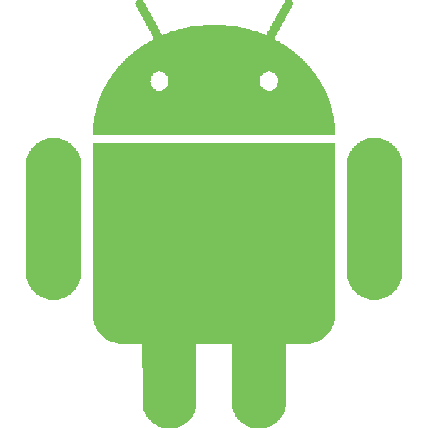 In this example, we change the Android icon's color from black to a signature bright green (#78c259). To achieve this, we set the initial and new colors in the options and apply a high color similarity threshold of 70%. This ensures that even shades far from pure black (like semi-transparent black) are replaced with the new green color. (Source: Wikipedia.)