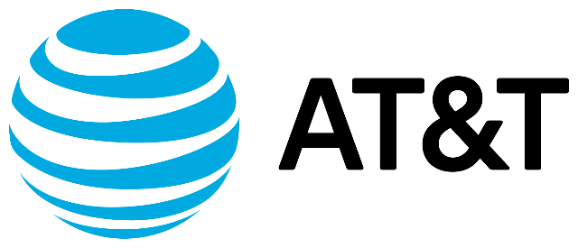 This example converts the AT&T logo to a single black color. It removes the light blue color, focusing on the shape of the logo. It leaves the background transparent, creating a minimalist and simple logo design that can be used on any background. (Source: Wikipedia.)