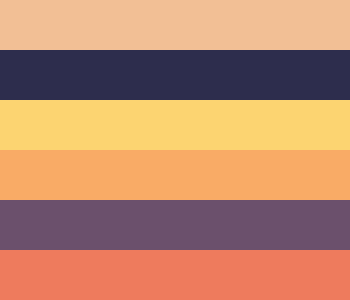 In this example, we create a six-color palette based on colors found in a PNG of hot air balloons during a sunset. We choose the "Average Color Tones" generator mode, which means that the program combines similar colors into groups and generates a palette that conveys the most complete color theme information of the PNG image. (Source: Pexels.)