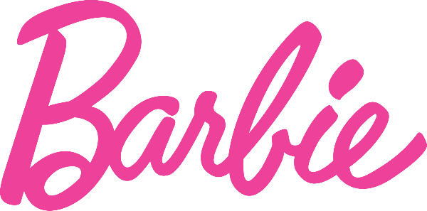 In this example, we add a color-tinted shadow to the Barbie logo. The shadow is slightly offset (14px to the right and 24px down) and blurred (8px) for a soft, airy effect. It uses a 30% opacity shadow with a pinkish-black hue, which complements the pink Barbie logo. Additionally, we add padding around the logo to create more space for the logo and its shadow. (Source: Wikipedia.)