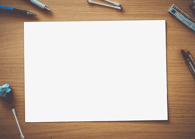 In this example, we change the white color of a PNG photo of a blank sheet of paper with the orange color. As the paper isn't perfectly white, we match 5% of similar white color tones and also refine the edges by smoothing them over a radius of 2 pixels. The edge refinement makes sure all white pixels, even those in the corners of the sheet get replaced with the orange color. (Source: Pixabay.)