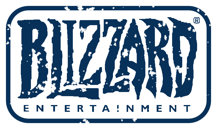 In this example, we transform the Blizzard Entertainment logo into a monochrome stamp. Since the original logo has a clear (transparent) background, everything you can see in the logo becomes the main stamp color, and the clear parts stay empty and act as the background in the stamp. We use a rectangular crop to select the logo and add rounded corners to it. The stamp's border is colored in dark-blue color and has a width of 15px. (Source: Wikipedia.)