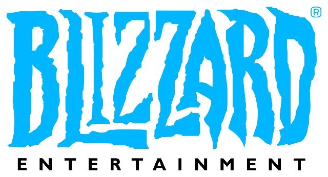 In this example, we transform the Blizzard Entertainment logo into a monochrome stamp. Since the original logo has a clear (transparent) background, everything you can see in the logo becomes the main stamp color, and the clear parts stay empty and act as the background in the stamp. We use a rectangular crop to select the logo and add rounded corners to it. The stamp's border is colored in dark-blue color and has a width of 15px. (Source: Wikipedia.)