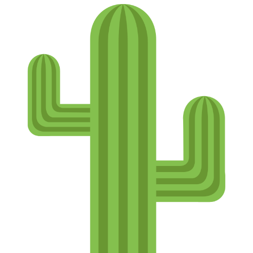 In this example, we use a custom outline color to increase the thickness of the icon. We enable the "Use Specific Color" mode and enter the green color #699732 for the outline. We thicken the cactus icon by 8 pixels, resulting in a clear green outline that highlights the icon on any background. (Source: Wikipedia.)