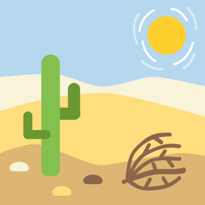 In this example, we use the rectangular crop tool to cut out the elements of the icon we need. We select an area of 378 by 490 pixels, which depicts a cactus and two stones, and get it as a separate icon. (Source: Wikipedia.)