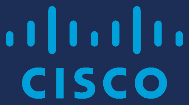 In this example, we change the background color of the Cisco logo. We start with a version of the logo used on a website with a white theme and aim to create a logo for a dark-themed website. To do this, we input the white color in the replacement option and set the threshold value to 30% to include as many shades of white as possible for replacement. We then set the output to a dark blue color "#1c2e55" that we use on the dark version of the site. (Source: Wikipedia.)