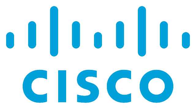 In this example, we change the background color of the Cisco logo. We start with a version of the logo used on a website with a white theme and aim to create a logo for a dark-themed website. To do this, we input the white color in the replacement option and set the threshold value to 30% to include as many shades of white as possible for replacement. We then set the output to a dark blue color "#1c2e55" that we use on the dark version of the site. (Source: Wikipedia.)