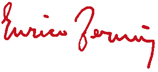 In this example, we make the thin and barely visible Enrico Fermi's signature clear and bold. We choose the "Add Outer Thickness" option and add a 1-pixel outline to the existing red signature. In addition, the program also saturates the semi-transparent pixels of the original signature with red color and makes them fully opaque. (Source: Wikipedia.)