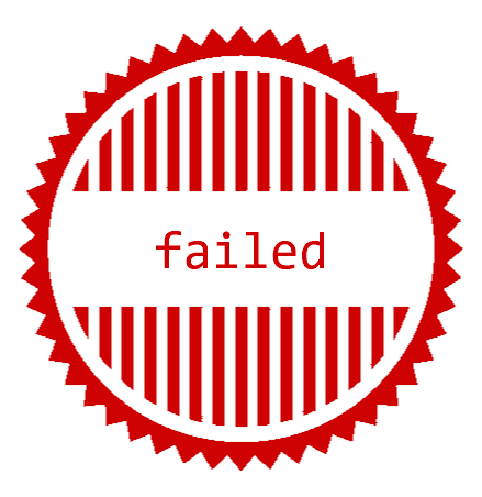 In this example, we replace the existing text on a stamp. The original uploaded stamp contains the word "failed" in small, inconspicuous letters. To make the label clearer and more noticeable, we replace this text with an uppercase word "FAILED". To do it, we apply a bold style and increase the text size to 60 pixels. To make sure that the original stamp text is no longer visible, we add a white background fill to the text container. This white fill effectively covers the underlying text. Additionally, we use a unique custom font called Orbitron, which we load from a Google Fonts URL. (Source: Vecteezy.com.)