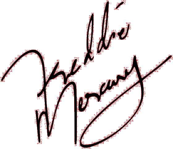 In this example, we clean up the edges of Freddie Mercury's digital signature. The signature originally had a red background but it was poorly removed and a lot of tiny red pixels from the original background formed around it. To make the signature neat and usable in digital documents, we apply the edge refinement algorithm with a radius of 1 pixel and now all the red pixels are gone. (Source: Wikipedia.)