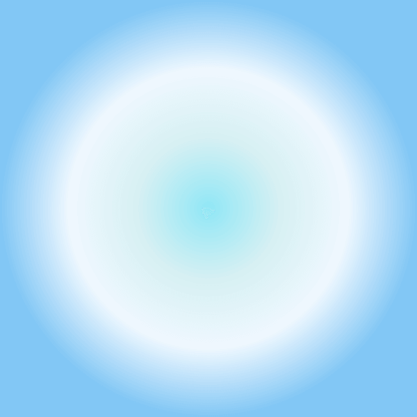This example generates a frozen radial gradient in PNG format. It consists of frosty blue hues that form four colors specified in the options. The gradient's origin is at the center of a square at the point x = 300, y = 300, and its radius is 300 pixels.
