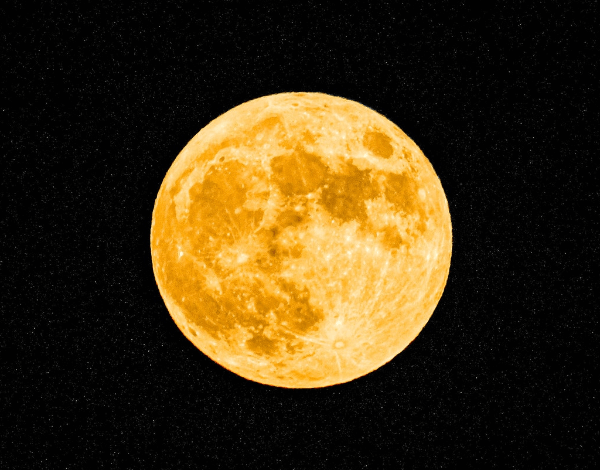 In this example, we turn on the "Change Color Shades" option and redraw the Moon from cheese-yellow to Earth-blue. We set the replacement color to yellow "rgba(252, 194, 82, 255)" and also replace 35% of similar shades (such as dark-yellow and light-yellow). The program calculates the white light amount in the yellow pixels and sets the same amount of white light for the blue pixels. As a result, the Moon turns into Earth and retains the detail of valleys, craters, and shadows of volcanoes and hills. (Source: Pexels.)