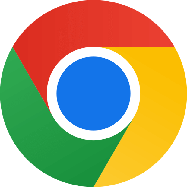 In this example, we generate a gray version of the Google Chrome icon from the original multicolored one. We apply custom weights to the color channels, using 15% red, 80% green, and 5% blue. As a result, we obtain a unique gray Chrome icon that perfectly fits our minimalist website design. (Source: Wikipedia.)