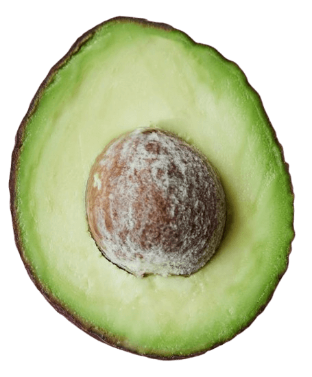 In this example, we upload a PNG sticker of an avocado on a transparent background and sort its pixels by the white light in decreasing order. We create blocks of size 12-by-12 pixels and activate the option to move transparent pixels after the sorted non-transparent pixels. Thus, in the upper part of the output image, we get pixels sorted by light, and in the lower part of the image, we get all semi-transparent and transparent pixels (sorted by the alpha value). Additionally, we add a distance of 1 pixel between pixel blocks. (Source: Pexels.)