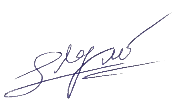 In this example, we improve a scanned copy of a handwritten signature and make it ready for use in digital documents. To give the signature a more professional appearance, we convert it to a uniform solid shade of dark blue (color's hex code is #3b366d), which matches the original ink color. Additionally, we increase the thickness of the signature, making it more pronounced. To do this, we add 2 pixels to the pen's line thickness (set in the options). However, we only add the new thickness to the outside of the signature so that the loops and holes in the letters didn't get narrower and didn't fill with excess color.