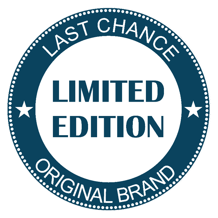 In this example, we upload a "limited edition" digital seal in PNG format that's used by a small business for product labeling. In its current form, the seal has no margins, which causes several problems. First, it's hard to cut when printed on paper, leading in cutting errors. Second, when used digitally, it always gets placed too close to other design elements, making everything look cluttered. To fix this problem, we added a 25-pixel margin on all sides of the seal, creating a seal that's easier print, cut, and position in digital designs. (Source: Freepik.)