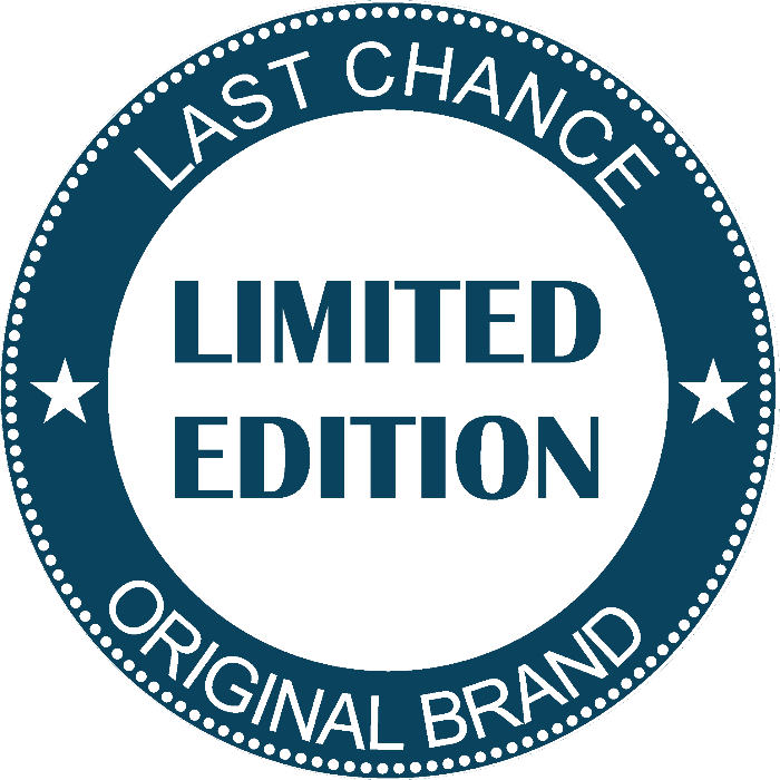 In this example, we upload a "limited edition" digital seal in PNG format that's used by a small business for product labeling. In its current form, the seal has no margins, which causes several problems. First, it's hard to cut when printed on paper, leading in cutting errors. Second, when used digitally, it always gets placed too close to other design elements, making everything look cluttered. To fix this problem, we added a 25-pixel margin on all sides of the seal, creating a seal that's easier print, cut, and position in digital designs. (Source: Freepik.)