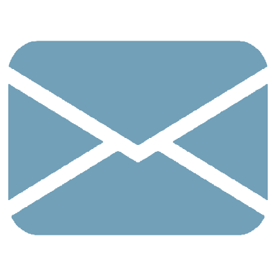 In this example, we apply a thin black outline, 2 pixels wide, to a light slate gray mail envelope icon. This stroke emphasizes the edges of the icon and ensures it is well-visible on both light and dark backgrounds. (Source: Wikipedia.)