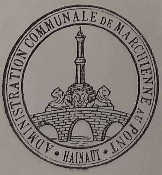 In this example, we convert a photo of a very old seal (dated 1892) from the town of Marchienne-au-Pont in Belgium into a digital seal. The photo was taken by a staff member at the National Archive. To provide researchers and students easy access to this seal, we digitize it and store it online as a PNG image. First, we upload the photo of the seal into the input editor and choose the color-to-remove by clicking on the background of the seal in the photo. Then, we set the color matching intensity to 25% to remove shadows and color inconsistencies. After these two actions, we get a clean digital seal ready for saving in our online database. (Source: Wikipedia.)