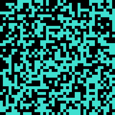 In this example, we visually check if a pixel maze is passable. We upload a randomly generated PNG of a maze with blue paths and black walls and remove only those blue pixels from it that are reachable from the outside of the image. The program finds all open paths in the maze and removes the blue color from them. The closed areas of the maze remain blue and we can see that there is a solution from the lower left corner to the upper right corner and the maze is passable.