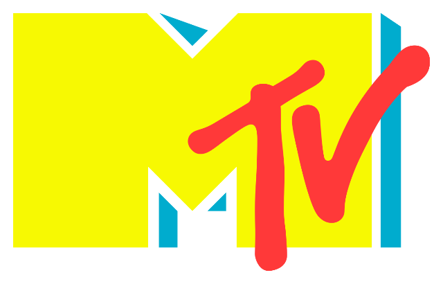 In this example, we add a thin black outline to the Music Television (MTV) logo. The outline has a thickness of 3 pixels and is applied to all edges of the logo. This simple black outline helps the yellow, low-contrast logo stand out well on white or other light backgrounds. (Source: Wikipedia.)