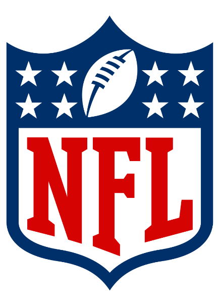 In this example, we extract specific brand colors from the National Football League logo. We manually specify which colors to extract, namely red, blue, and white. Since we did not set a threshold, the program uses the default threshold of 10%. We center each layer and add a gainsboro background with a thin black border (1 px wide). (Source: Wikipedia.)