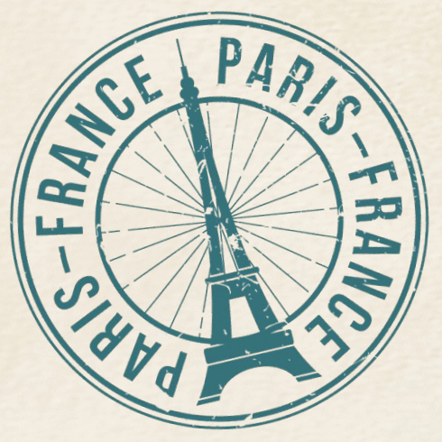 In this example, we scanned a souvenir postcard featuring multiple stamps related to our stay in France, Paris. Out of all stamps, the one featuring the Eiffel Tower stands out, and we want to create a rubber stamp from it. To do it, we place the square crop area over it by setting the left position to 12px, the top position to 14px, and the width and height to 490px. In the output, we get the exact stamp we wanted, which we can now send to a stamp shop to convert to a rubber version. (Source: Freepik.)