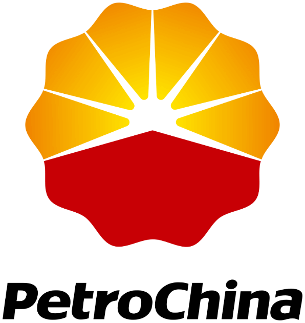 In this example, we convert the PetroChina logo to grayscale format, setting custom channel weights and a fixed number of colors. We use a multiplier of 0.25 for red, 0.65 for green, and 0.1 for blue. We also limit the number of gray shades to 24, resulting in the logo's smooth gradients being broken into sections of lighter to darker gray tones. (Source: Wikipedia.)