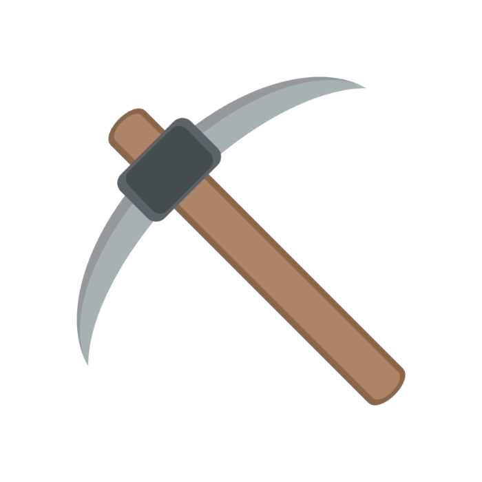 This example shows how to turn a transparent mining pickaxe icon into a black-and-white digital seal. Since the icon has transparent areas around it, the tool automatically treats them as the background and isolates only the visible pixels of the pickaxe. The pixels are then internally converted into a centered silhouette for the seal. The tool then draws a 38px-think circular border around the silhouette, paints it in black ink, and fades the ink to 60%, giving the stamp some wear and tear. This seal is well-suited as a branding emblem for a hardware store,r a mining supply business, or printed Minecraft game materials. (Source: Wikipedia.)