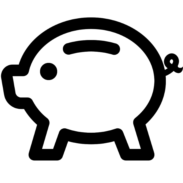 In this example, we convert the piggy bank icon from WebP to PNG, a more commonly used format. Both formats support transparency, so when converting a background-free icon, its transparent properties are fully preserved in the new PNG format. (Source: Wikipedia.)