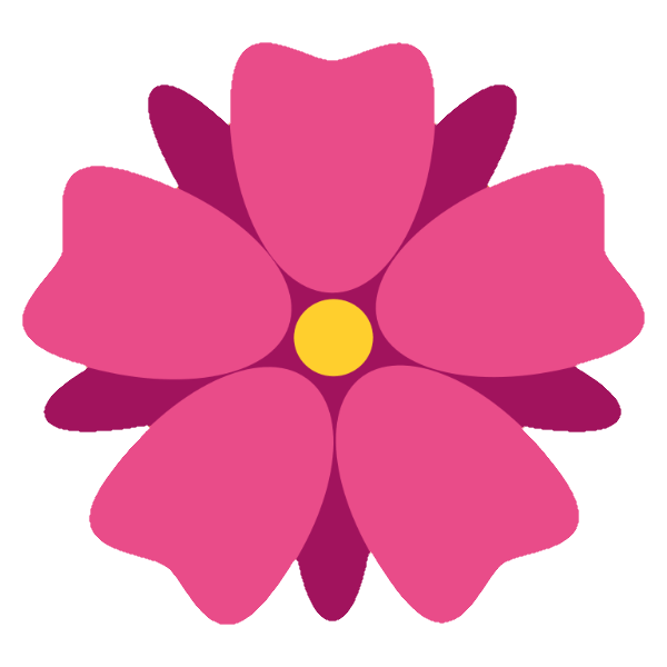 In this example, we remove the unwanted yellow background around the pink flower icon. We identify the background color by clicking on the preview, then remove it along with 15% of similar shades. Since the same yellow color is also used in the center of the flower, we use the option to remove only the outer areas of the background that are adjacent to the PNG's edges. (Source: Wikipedia.)