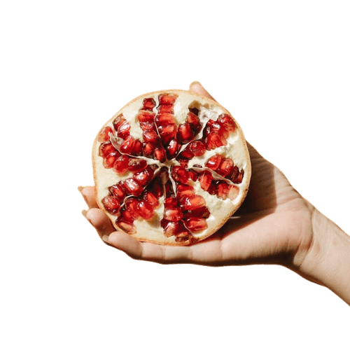 In this example, we investigate the pixel composition of a PNG of a ripe pomegranate. We display two sets of information: aggregate pixel properties and the count of different pixels. As the PNG has a transparent background, the program indicates that the PNG consists of 72.3% transparent pixels, 1.68% semi-transparent pixels (around the edges of the pomegranate), and 26.02% opaque pixels. Furthermore, we find that the entire image contains 250,000 pixels, with 256 pixels (0.1% of the total) having unique colors, 180,744 pixels (72.3%) being grayscale, and only 69,256 pixels (27.7%) showing color. (Source: Pexels.)
