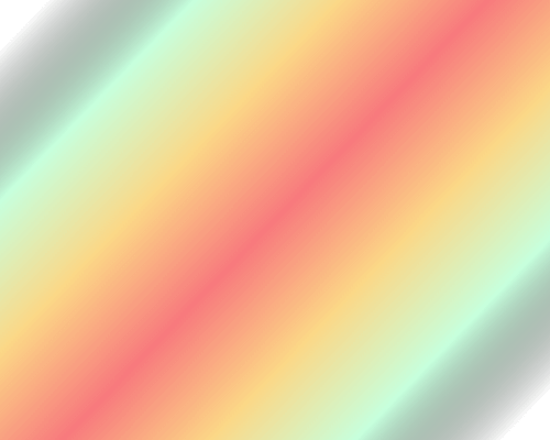 In this example, we create a linear gradient that's rotated by 136 degrees. We adjusted the angle with the mouse in the PNG preview canvas and got the exact degrees were updated automatically in the options. We used seven colors for the gradient with the two outermost ones being transparent.