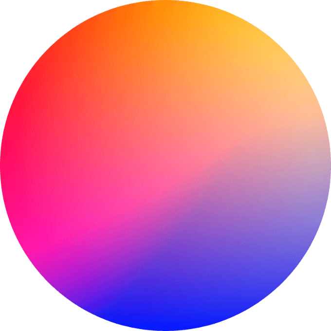 In this example, we upload an already cropped PNG in the shape of a circle and now cut out another figure from it – a star. To do it, we activate the reverse area mode, which removes the five-pointed star figure from the middle of the circle. In the options, we also specify the fill color for the removed empty area and set it to the yellow color. This results in an unusual icon with a color gradient on the outside and a yellow star symbol in the center. (Source: Pexels.)