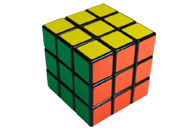 This example adds a gradient background to a Rubik's cube PNG picture. It uses a linear gradient, which consists of two colors "ivory" and "yellowgreen". The gradient flows from top to bottom. It starts with the ivory color at the top and smoothly transitions to the yellowgreen gradient color at the bottom. (Source: Pexels.)