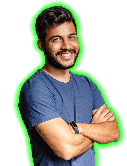 In this example, we add a halo effect around a portrait of a smiling man. We generate a wide, 20-pixel, semi-transparent lime green line that brightly highlights the man's portrait. The PNG with the glowing silhouette can be downloaded and placed as a new layer on any background. (Source: Pexels.)