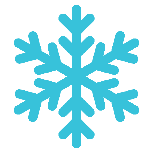 In this example, we transform a plain monochrome snowflake icon into a two-tone 3D snowflake icon using a shadow. We completely remove the blur and draw a sharp, dark blue shadow positioned slightly to the left and below the original snowflake. (Source: Wikipedia.)