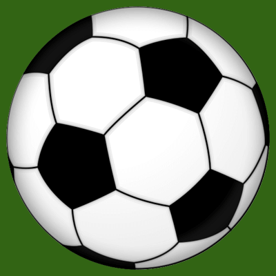 In this example, we add a grass-green background to a transparent PNG of a European football. The grass-green color is specified using the RGB color code 50, 100, 20. (Source: Wikipedia, license: CC-SA, author: Anomie.)