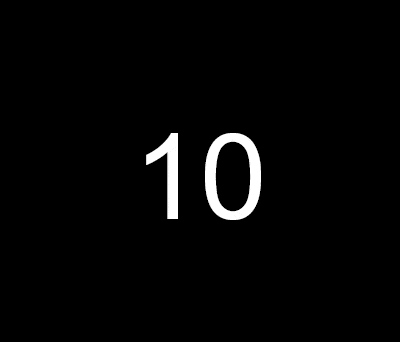 In this example, we use the "Countdown Reveal" transition mode to create a timed launch sequence animation. The sequence begins with a full-screen numeric countdown starting from 10 and decrementing by one each second until it reaches 1, then instantly shows a rocket blasting into space. It uses a black background and contains 11 frames over 12 seconds. The reveal loops endlessly for a repeating launch effect. (Source: Pexels.)