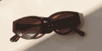 In this example, we're working with a Data URI scheme that contains base64 data of an 8-bit PNG with just 32 colors. After decoding the data, we see that it's sunglasses. (PNG Source: Pexels.)