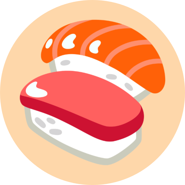 In this example, we create a round icon from a rectangular sushi image. The input icon size is 520×680 pixels, and the output is a perfectly cropped round icon with a size of 620×620 pixels. By clicking on the input preview, we accurately detect the background color of the icon (rgba(254, 215, 170, 255)), and the tool uses this color to create a circular background with the specified dimensions. (Source: Wikipedia.)