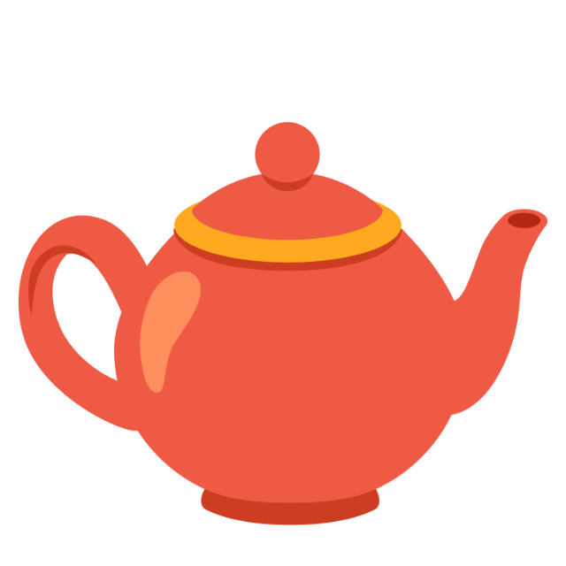 In this example, we apply vertical reflection to the red teapot icon. We split the PNG icon into two parts along the vertical axis and symmetrically copy the left part of the teapot to the right side. In this way, the part of the teapot that contains the handle replaces half of the teapot with the spout. As a result, the teapot icon turns into a symmetrical sugar bowl icon with two handles. (Source: Wikipedia.)