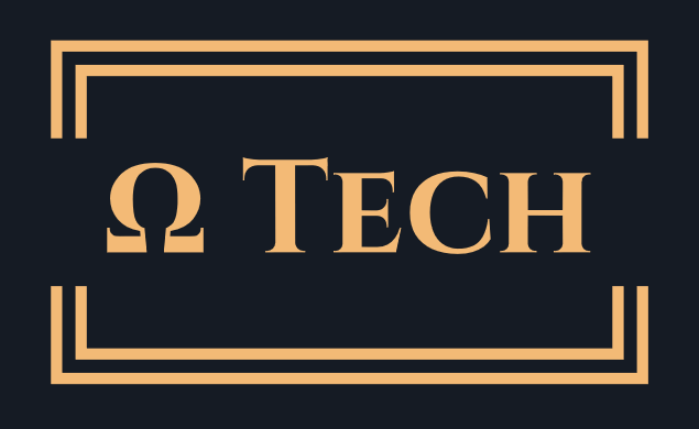 In this example, we generate a logo for a technology company named "Tech". To highlight the pinnacle of technological advancement, we add the mathematical symbol omega "Ω" to the company name, and for a unique design, we use a pattern with Unicode box symbols. The logo features a custom font, Cinzel, loaded from a URL, and uses a warm orange (#f3ba76) color for the characters on a dark background (#151b24).