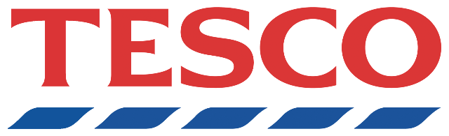 In this example, we convert the Tesco logo, consisting of red and blue brand colors, to a solid blue color on a transparent background. This version of the logo is perfect for a minimalist store sign placed on a red-tinted store facade. (Source: Wikipedia.)