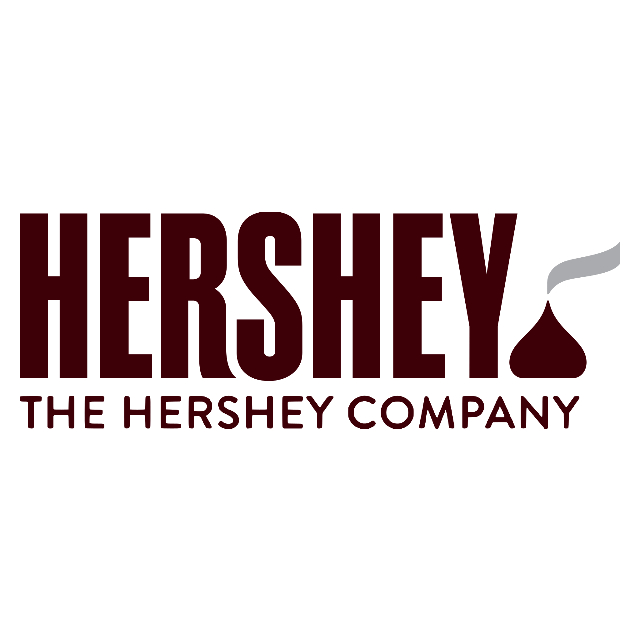 In this example, we remove the unnecessary space from the Hershey Company logo. The logo was initially made square to fit perfectly on the website. However, now we need a space-saving version that tightly encapsulates the brand's letters and symbols. Therefore, we crop 190 pixels from the top and bottom, resulting in a rectangular logo without additional transparent areas. (Source: Wikipedia.)