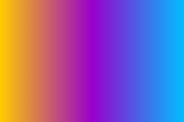 In this example, we create a PNG with a three-color linear gradient. We orient the gradient horizontally from left to right (angle 0) and set the three colors to transition between #ffcc00 (Gold), #9900cc (DarkViolet), and #00bfff (DeepSkyBlue).