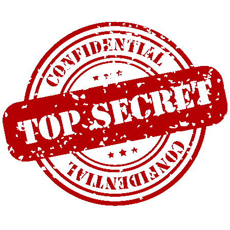 In this example, we use our tool to remove the solid white background from a PNG stamp labeled "Top Secret". With the background removed, the stamp turns into a digital PNG stamp that can be used in various projects and documents as it's see-through. To do it, we set the "Transparency Color" option to "white" and the "Transparent Color Similarity Percentage" to "60%" to ensure that all similar white shades around the stamp are also made transparent. (Source: Vecteezy.com.)