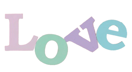 In this example, we generate an unusual purple shadow that we add to the letters of a PNG image with the word "Love". We slightly offset the shadow to the left (by 6 pixels) and down (by 8 pixels). We blur the "purple" shadow with a radius of 8 pixels and add a 40-pixel padding around the PNG image. (Source: Pexels.)