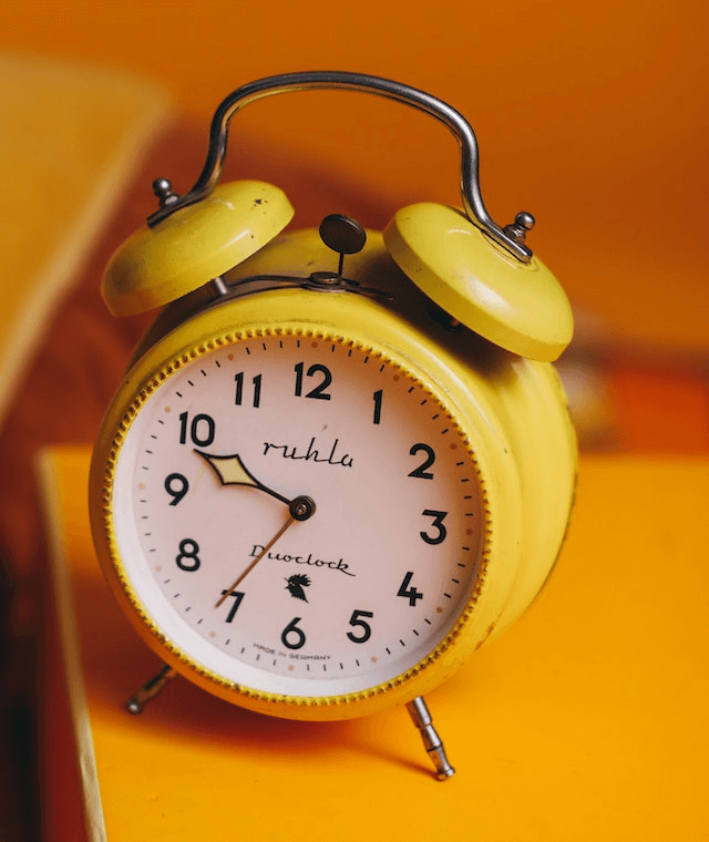In this example, we create a poster from a PNG image of a yellow retro alarm clock. The original PNG has all possible colors but we discretize them and set the exact number of colors in the poster's palette equal to 8. It means that besides black, white, and gray, the poster uses just 5 yellow tones to represent the multitude of original yellow tones. (Source: Pexels.)